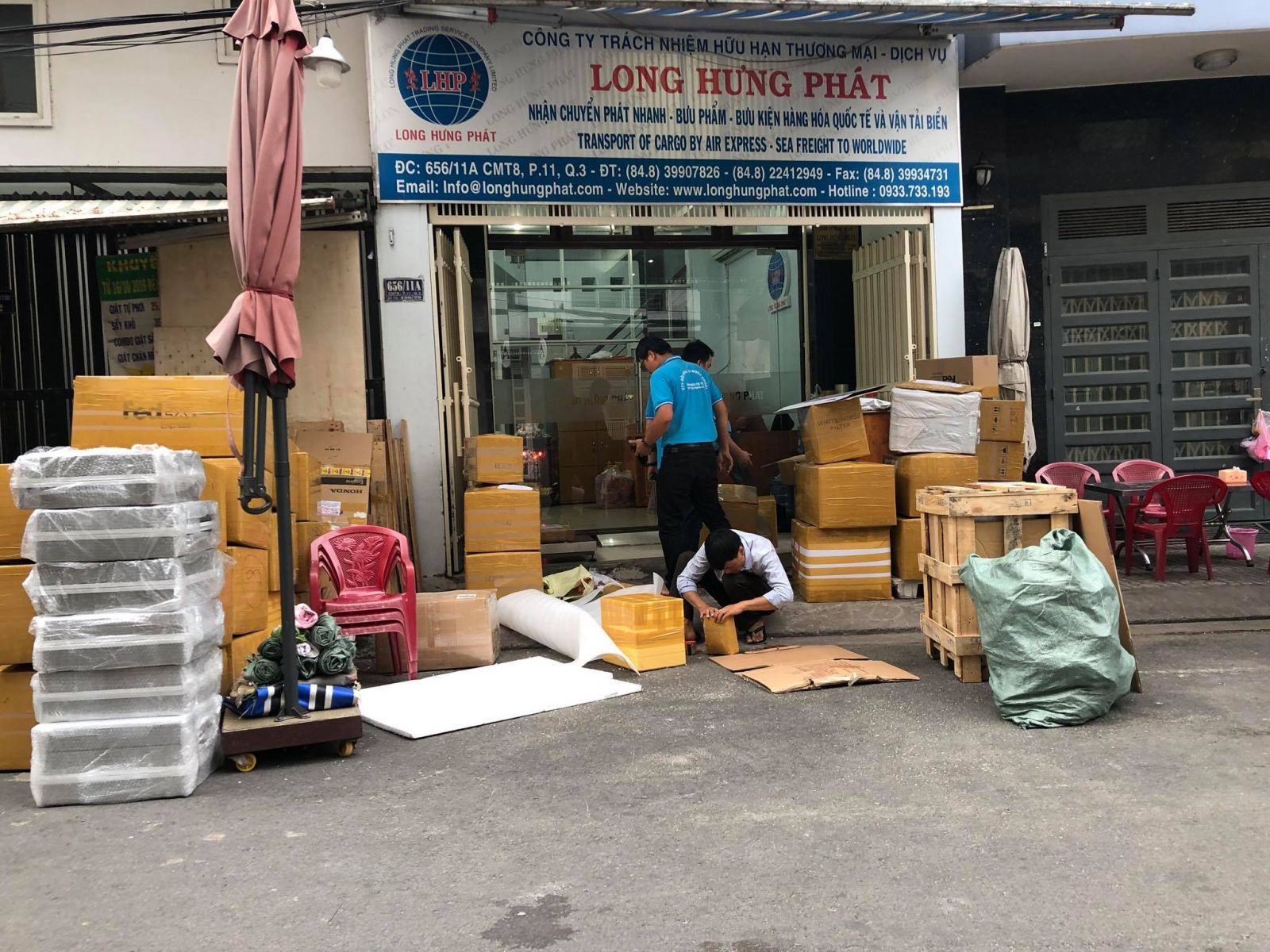 Gửi hàng đi Mỹ tại quận 4 bằng đường biển