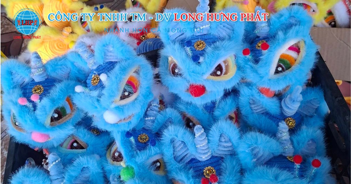 gửi đầu lân đi Mỹ Úc Canada